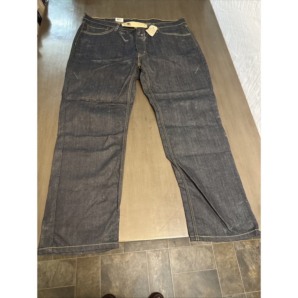 NWT Levis 541 Jeans 36x34 Athletic Taper Extra‎ Room Stretch Comfort Blue Denim